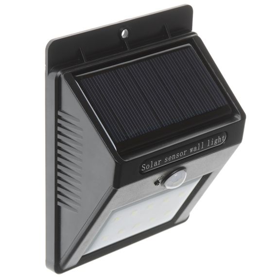 Светильник на солнечной батарее с датчиком движения с аккумулятором LED IP65 HL-40/2W SMD CW | Зображення 2