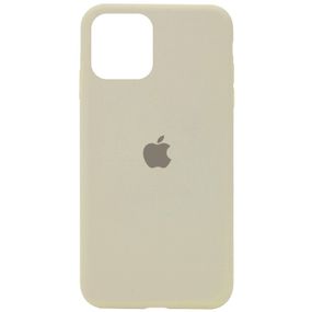 Чохол Silicone Case Full Protective (AA) для Apple iPhone 11 Pro Max (6.5") Бежевий / Antique White