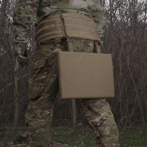 Каремат-сидушка Militex 20mm Cordura Coyote під броню | Зображення 6