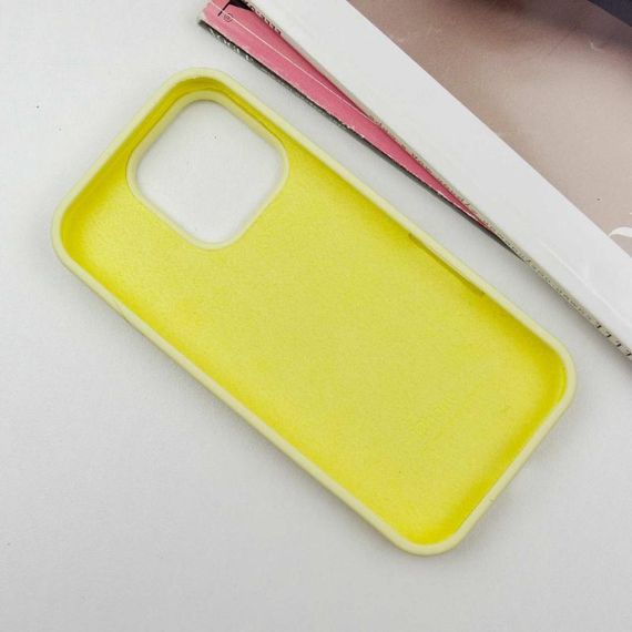 Чохол Silicone Case Full Protective (AA) для Apple iPhone 16 Pro Max (6.9") Жовтий / Mellow Yellow | Зображення 2