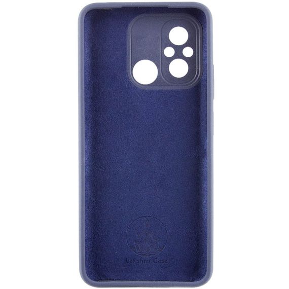 Чохол Silicone Cover Lakshmi Full Camera (AAA) with Logo для Xiaomi Redmi 12C Темно-синій / Midnight blue | Зображення 1