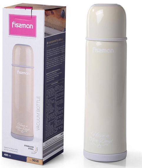 Термос Fissman Ayge Milk 480мл з нержавіючої сталі | Зображення 2