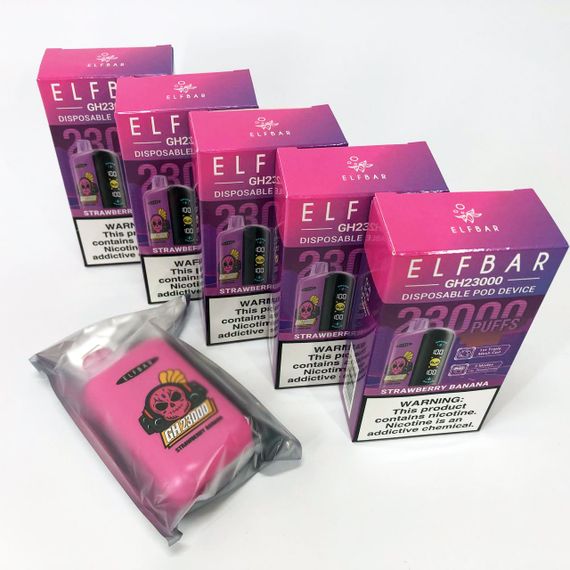 ELF BAR GH 23000 смак Полуниця Банан (Strawberry Banana) (ws83959-11) | Зображення 1