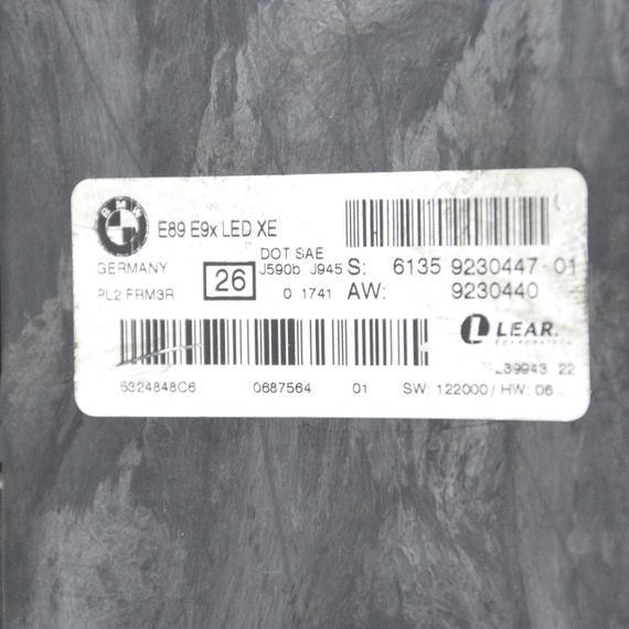 Блок управління світла LED BMW E89 E90 E91 2004-2010 Модуль світла БМВ е89 е90 е91 61359230447 9230447 | Зображення 1