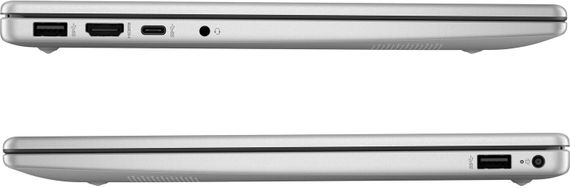 HP 14-ep1030ua 14" FHD IPS, 300n/Core 3-100U (4.7)/16Gb/SSD512Gb/Intel Graphics/DOS/Сріблястий | Зображення 4