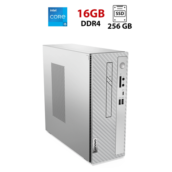 ПК Lenovo IdeaCentre 3 07IRB8 SFF / Intel Core i5-13500 (14 (20) ядра по 1.8 - 4.8 GHz) / 16 GB DDR4 / 512 GB SSD M.2 / Intel UHD Graphics 770 / Win 11 Pro б/в