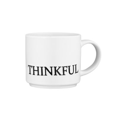 Чашка Ardesto Thinkful, 420мл, кераміка, білий (AR3043W) | Зображення 1