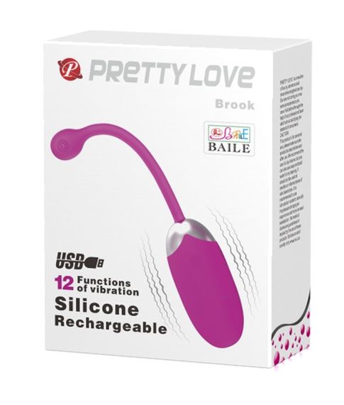 Віброяйце що перезаряджається PRETTY LOVE «BROOK», BI-014525 Sex Aura | Зображення 8