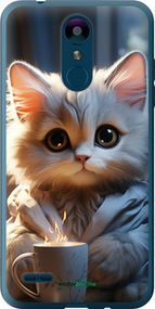Чохол на LG K8 2018 Білий кіт "5646u-1384-2448"