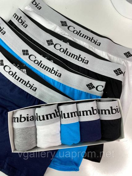 Подарунковий набір чоловічих трусів COLUMBIA в коробці - ціна поштучно  - розмір XXL | Зображення 4