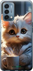 Чохол на OnePlus Nord N200 Білий кіт "5646u-2384-2448"
