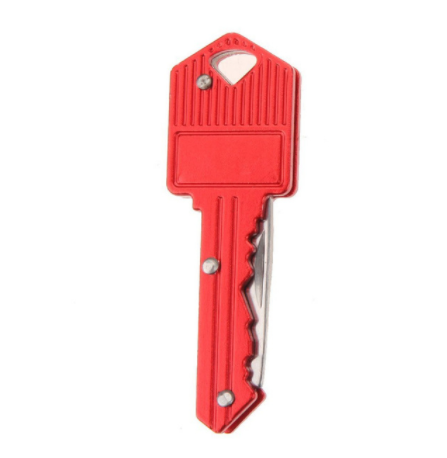 Брелок-нож в виде ключа 12.5 cm, Красный | Зображення 1