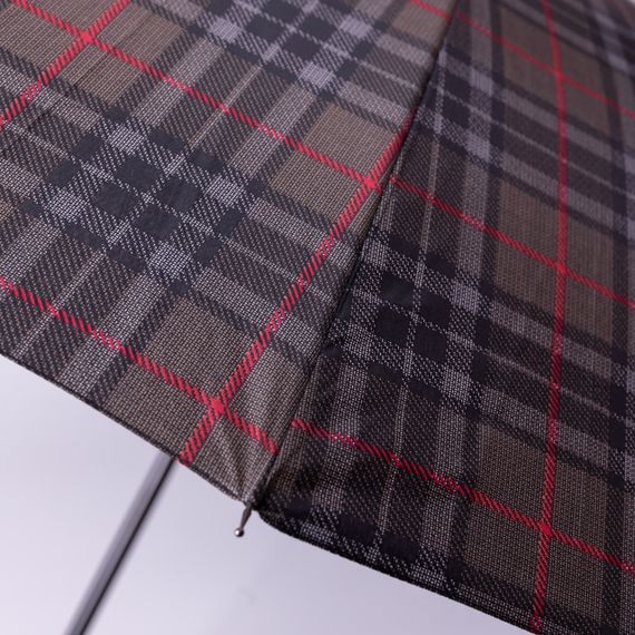 Класична парасолька-тростина напівавтомат з поліестеру 16 спиць діаметр 117 см Сірий HP-23-4G | Зображення 7