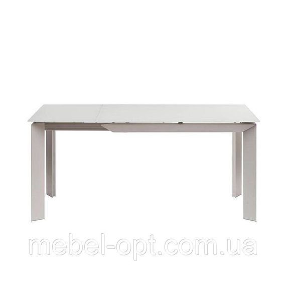 Стіл Vermont Matt White матове скло білого кольору 1200 (+500) х800х770 | Зображення 5