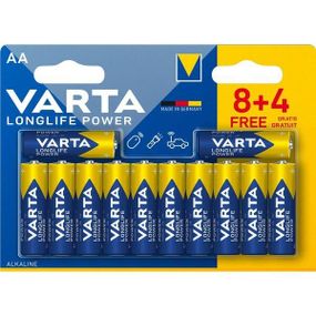 Батарейка VARTA LONGLIFE Power alkaline AA 12 (8+4)