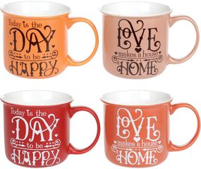 Кружка "Home and Love" 400мл порцелянова
