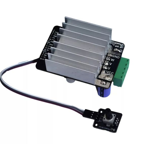 Контроллер Двигателя BLDC DC 6-80V Трехфазный DC Бесщеточный Регулятор Двигателя Без Холла | Зображення 1