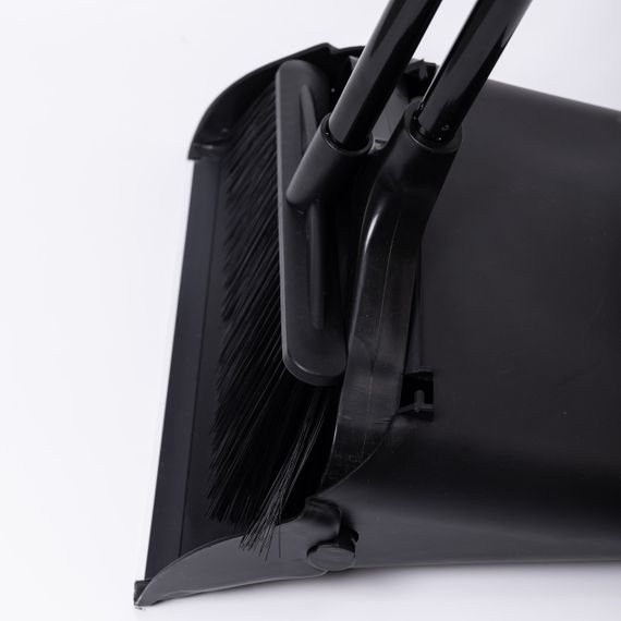 Набір віник і совок на довгій ручці для підлоги 32×29×95 (см) Чорний HP-45-2 | Зображення 4