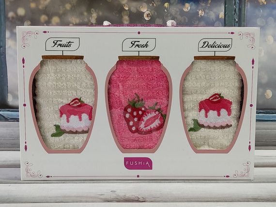 Набір рушників Fushia  83891 Туреччина 40x60  Махра