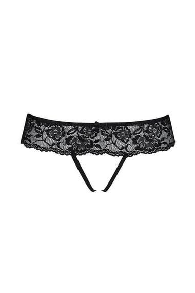 Стринги с доступом Passion Senia Thong Черный S/M