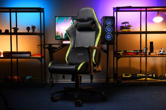 Кресло 2E GAMING OGAMA II RGB 2E-GC-OGA-BKRGB | Зображення 1