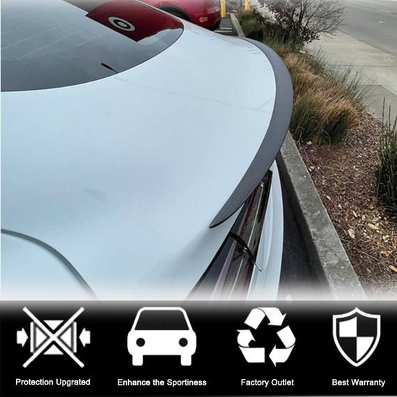 Спойлер V3 (2017-2023, Карбон) для Tesla Model 3 2017- гг | Зображення 1