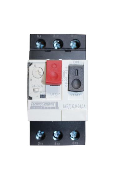 Автоматичний вимикач 1АВД 32-24А захисту двигуна 220V 10.5kW / 400V 14.5kW Ny95505039 | Зображення 2