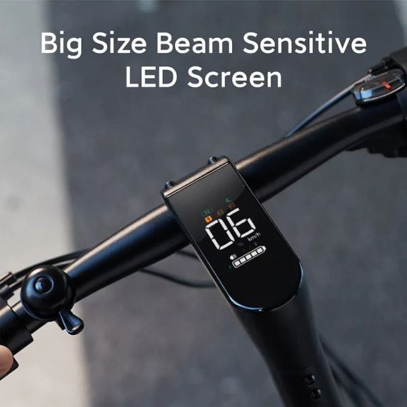Электровелосипед QiCYCLE F-1 складной 250W 36V 6Ah с LCD дисплеем и дисковыми тормозами. | Зображення 9