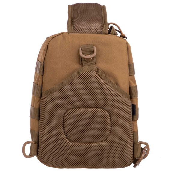 Сумка-слінг тактична з однією лямкою SILVER KNIGHT TY-115 (29х20х11см) 6л Койот | Зображення 4