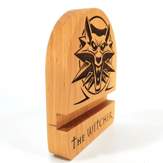 Підставка тримач для мобільного телефону, смартфона, планшета The Witcher Майстерня містера Томаса 12х10см | Зображення 4