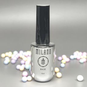 Каучуковая база для ногтей Milano Rubber base 15мл