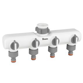 Розподільник Bradas WHITE LINE з 4 кранами на кран 1" або 3/4" WL-3054K