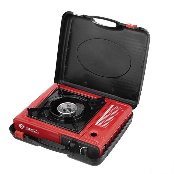 Плитка газова одноконфоркова, п'єзо підпалювання INTERTOOL GS-0001 | Зображення 4