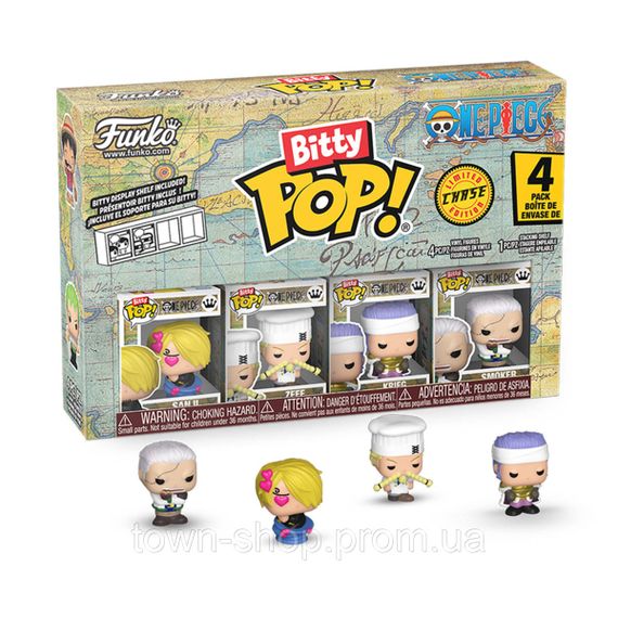 Набор игровых фигурок Bitty POP! - Санджи (4 фигурки в асс.)