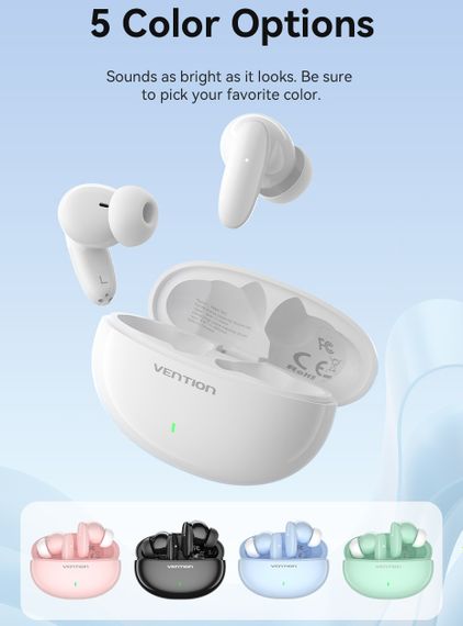 Навушники TWS Vention Elf Earbuds E01 Blue