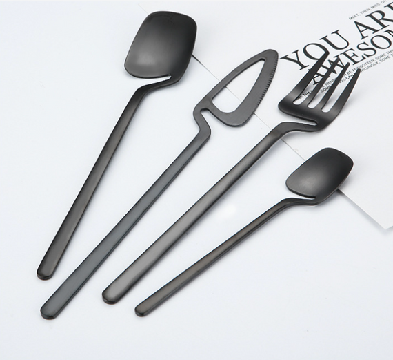 Набір столових приборів Kitchen на 1 персону Black | Зображення 6