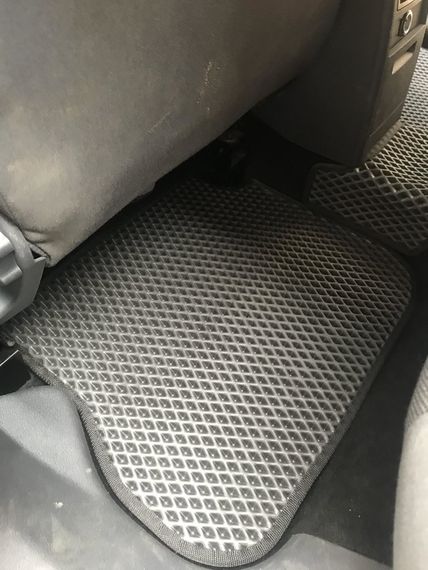 Коврики EVA (черные) 5 шт, Передние и задние (для MAXI, 1 сдвижная дверь) для Volkswagen Caddy 2010-2015 гг | Зображення 8