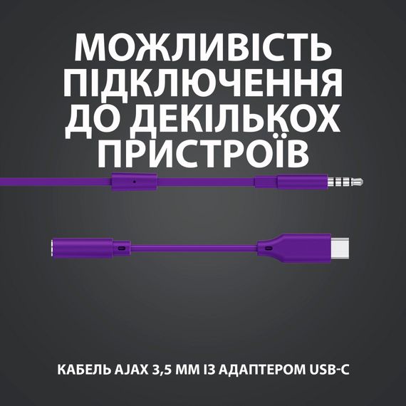 Навушники Logitech G333 Purple (981-000936) | Зображення 2