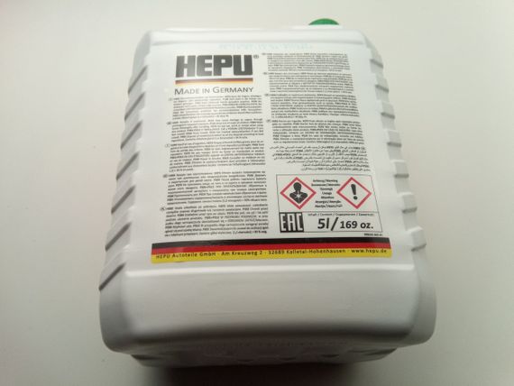Антифриз HEPU концентрат (зелений) 5 л. (P999-GRN-005) (G1105G) | Зображення 1