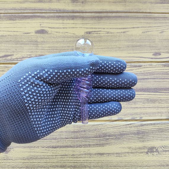 Стеклянная трубка Helix Compact Oil Pink | Зображення 2