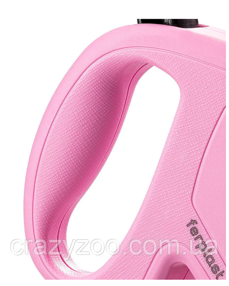 Рулетка-поводок для собак Ferplast Flippy One Cord S до 8 кг розовый шнур 3 м 75092016 | Зображення 5