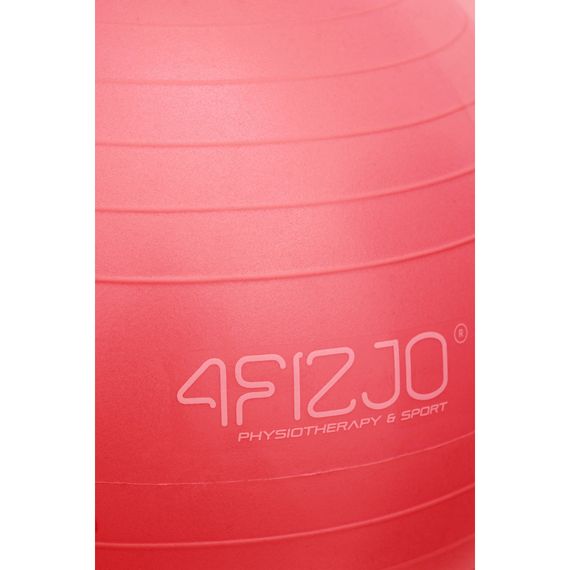 М'яч для фітнесу (фітбол) 4FIZJO 55 см Anti-Burst Red 4FJ0031 (P-5907222931509) | Зображення 1