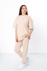 Комплект жіночий (футболка+штани) Носи своє 44 Бежевий (p-14361-162073)