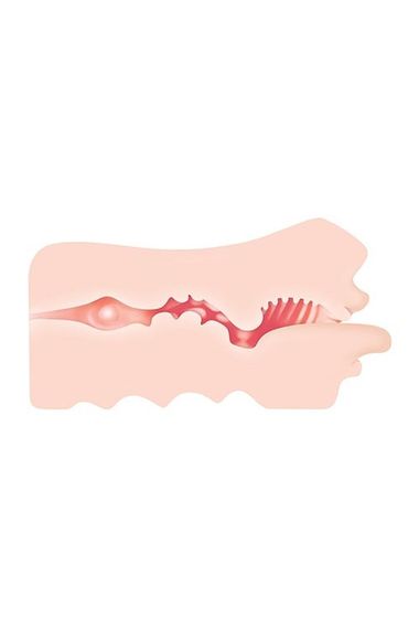 Мастурбатор рот Zero Tolerance з язиком, 16.5 см Sex Aura | Зображення 7