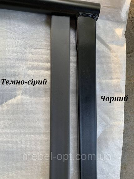 М'який кухонний стілець Windy BK (Вінді) сірий шкірозамінник на чорних металевих ногах | Зображення 6