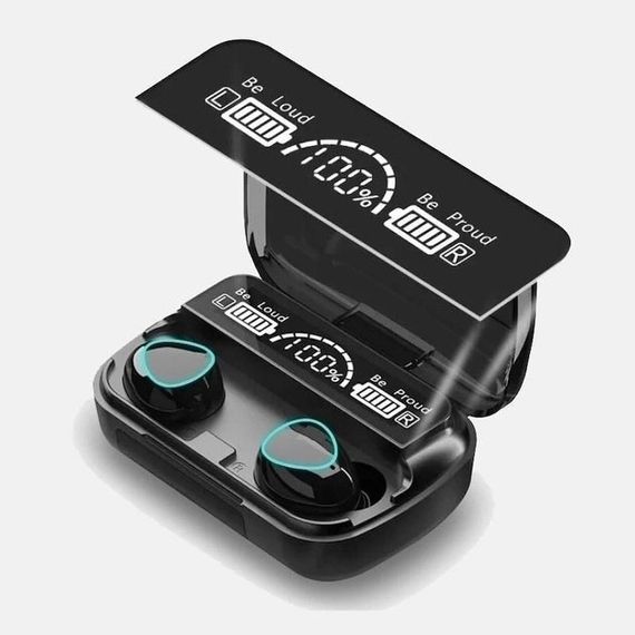 Бездротові навушники M10 з мікрофоном та док станцією-кейсом, бездротові bluetooth навушники-гарнітура | Зображення 5