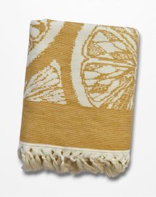 Полотенце пляжное пештемаль Pupilla 90 х 170 см, Limon Hardal