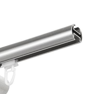 25 мм Труба Профільна для карниза 300 см, Чорний матовий