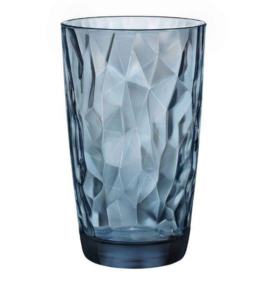 Стакан високий 470 мл Diamond Ocean Blue Bormioli Rocco 350260-M-02321990