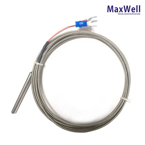 Термопара типа J без резьбы - устойчивый к высоким температурам  датчик температуры / модель J4 4, 50, 2м